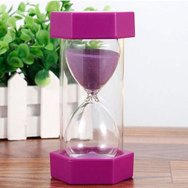 

hexagonal household kitchen timer kid gift sand timer hourglass sandglass game 5/10/15/mins deskornaments sand clock