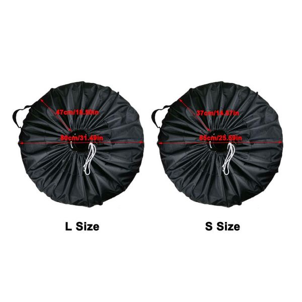 

s/l universal car suv tire cover case spare wheel covers bag polyester tyre spare storage cover for rv motorhome