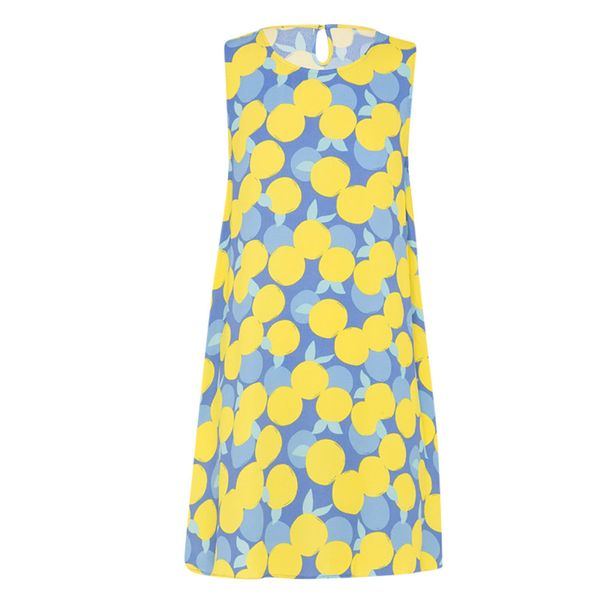 

sleeveless floral print loose summer dress fashion casual women dress robe femme ete 2019 plus size, Black;gray