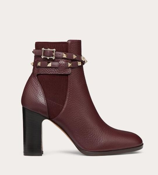 

иали дизайнеѬ вино-кѬанй, еѬнй из нађѬалной кожи Ѭок пилек апоги женин, Black