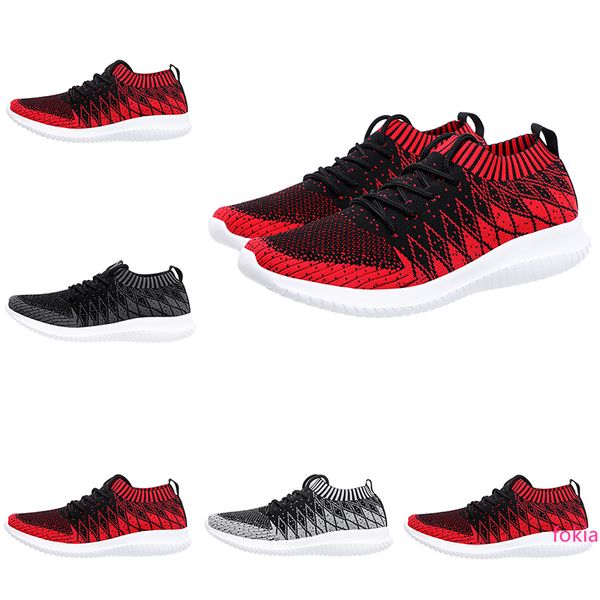 

высокое качество женщины мужчины кроссовки черный красный серый primeknit носок тренажёры спорт кроссовок самодельный бренд сделано в китае