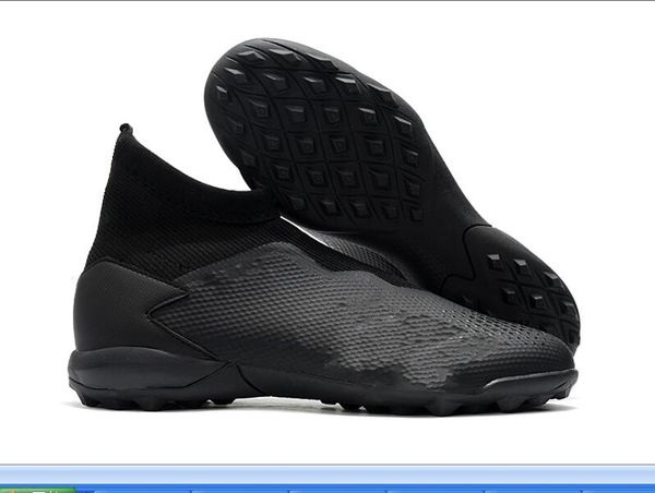 

2020 md predator 20.3 laceless tf 39-45 waterproof flyknitting vi predator 20.3 laceless in full black outdoor shoes