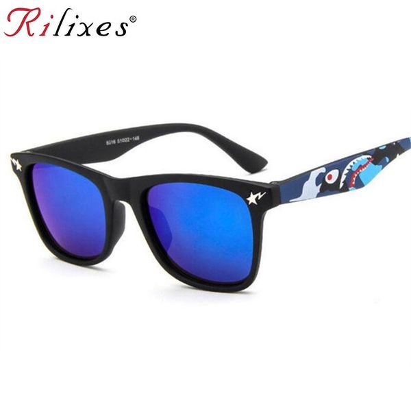 

rilixes cool baby boy girls kids sunglasses fashion coating sunglasses children sun glasses rilixes cool ztywo, Blue