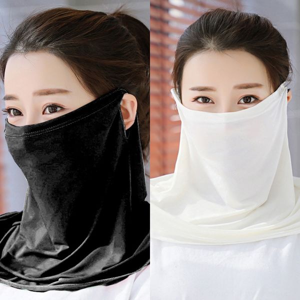 

hcamw cycling bike ski scarf cover windproof dust outdoor boys face mask bandana neck wrap scarf for women men sports girls, Black