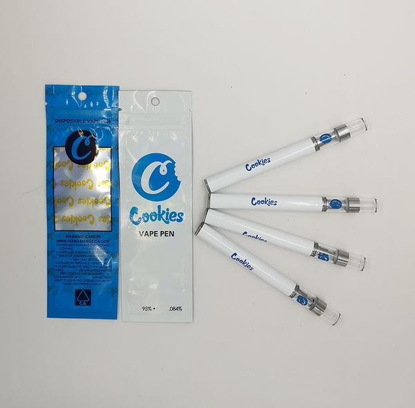

Печенье Одноразовые Vape картриджи 510 Батарея 280mAh Vape Starter Kits Испарители 1.8mm * 4 Empty керамические Катушки густое масло Форсунки Упаковка