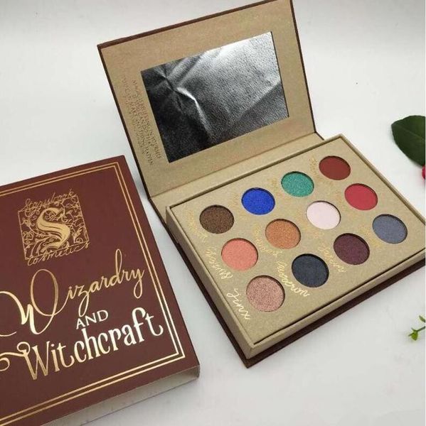 

storybook cosmetics wizardry and witchcraft eyeshadow palette harrypotter storybook 12 color mean girls burn book eyeshadow palette