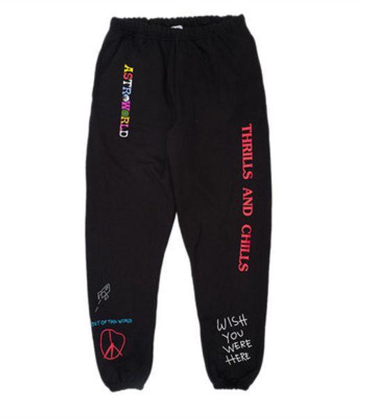 

mens fashion street designer letter print pants sport full length black pants male casual sell cotton mens clothing