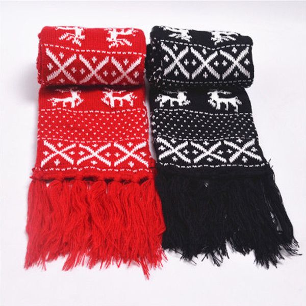 

hirigin fasion 2017 christmas lovers scarves winter warm scarves women men knitted scarf lovers matching shawl wrap