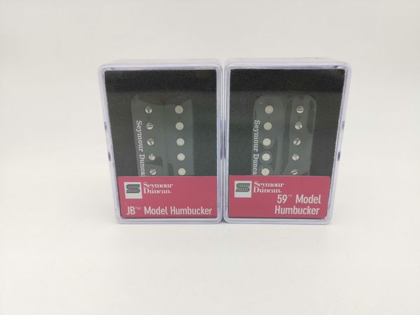 Seymour Duncan SH1n orijinal paketi ile 59 Modeli SH4 JB Humbucker Elektro Gitar Pickups zebra Seti