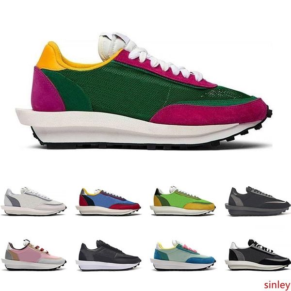 

2020 triple black sacai x ldv waffle mens casual shoes daybreak trainers women varsity blue pine green gusto sports sneakers wholesale