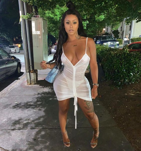 

bkld прозрачной сетки сексуальные женщины повязка с ремешками вечернее платье 2019 лето рукавов v-образным вырезом мини bodycon ночной клуб, Black;gray