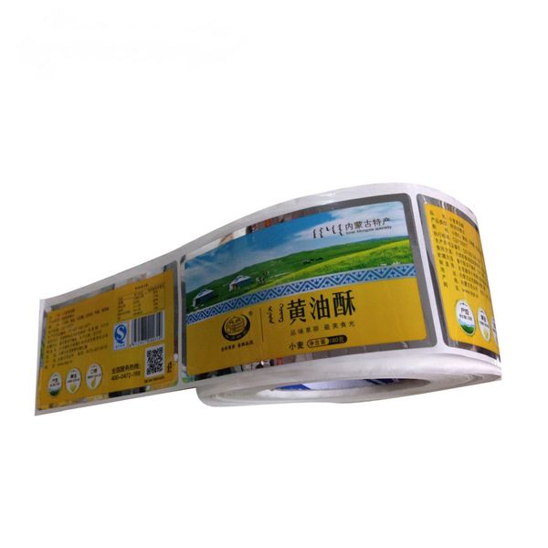 

2020 dongguan factory price adhesive 3m waterproof glossy security labels stickers