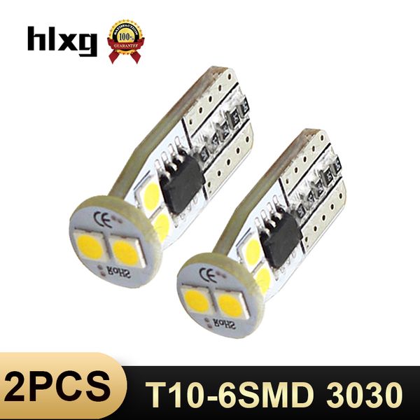 

hlxg 2x super bright t10 921 912 w16w turn signal bulb parking back lamp 3030 led reverse backup bulbs smd dc car interior light