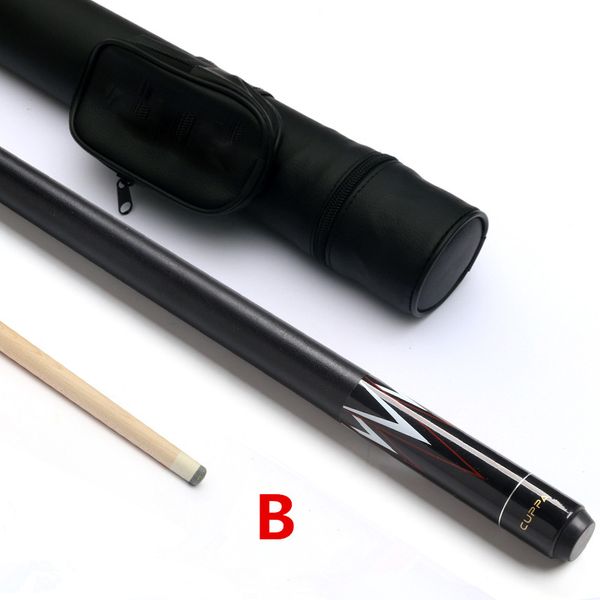 

cuppa billiard pool cue, cue tip 10.5mm / 11.5mm / 13mm, maple wood, 1/2 pool cue case set for chinese billiards ing