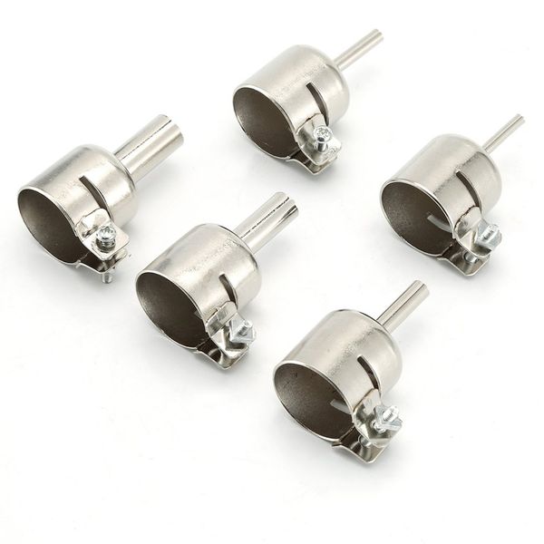 

5pcs heat gun nozzles heat air gun solder kit air soldering accessories welding nozzles for 850/850a/852/852d/852d+/950