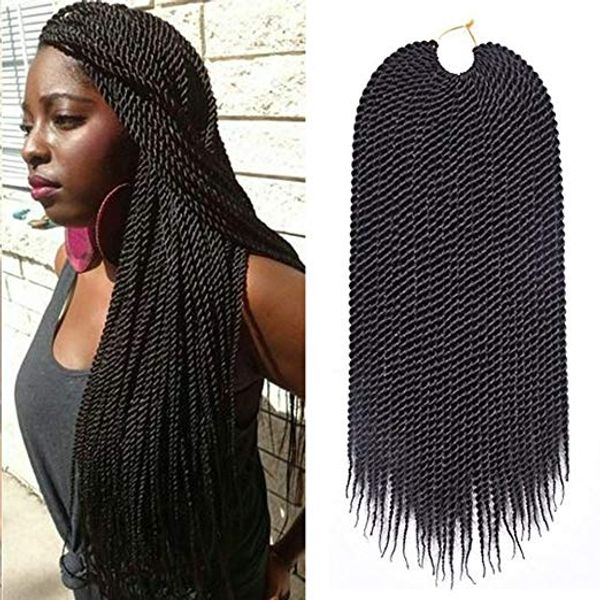 2020 Senegalese Twist Crochet Hair Braids Small Havana Mambo Twist