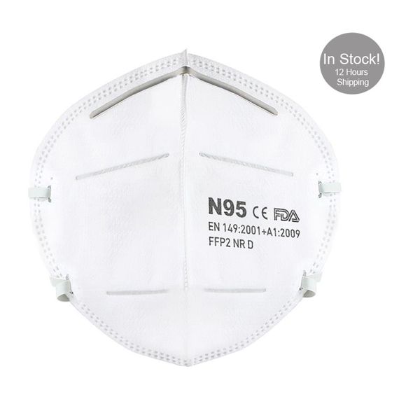 

ffp2 ce fda approved n95 mask valved reusable kn95 with breathing valve respirator masks folding 5 layers n95 in stock