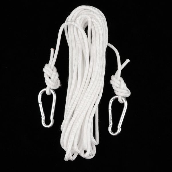 

10m washing line outdoor clothesline strong polyester clothes hanger rope string laundry drier airer line tent accesories