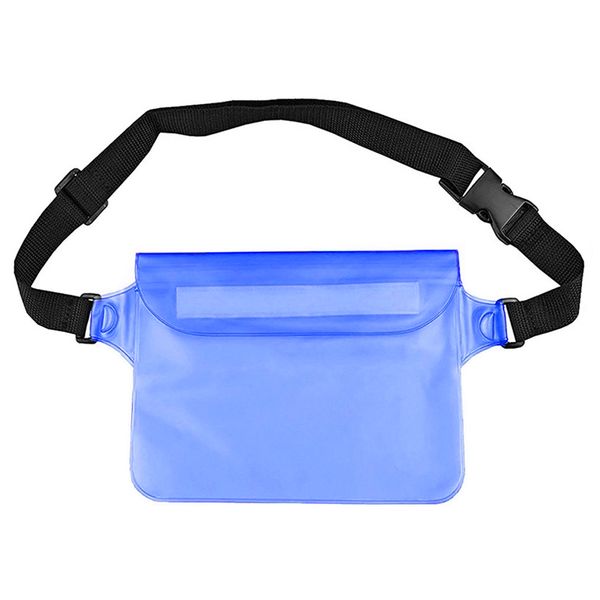 

hiking adjustable straps waist bag protect phone diving outdoor waterproof boating pvc swimming dry kayaking beach