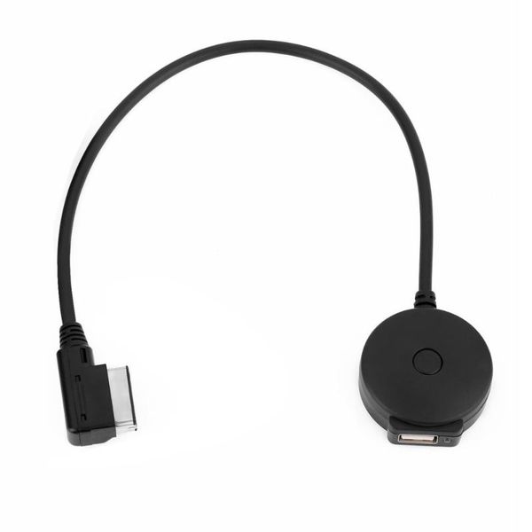 

black wireless bluetooth v4.0 music adapter with edr support for downward compatibility interface for ami mdi mmi car
