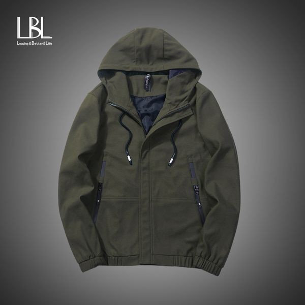 

2020 мужчина с капюшоном ветровки куртки куртки tactical мужчина армия мотоциклы пальто slim fit камуфляж bomber, Black;brown