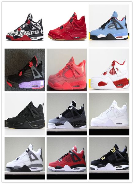 

4s womens basketball shoes singles day black cat tattoo alternate fear pure money raptors royalty women sports sneakers size 40-47