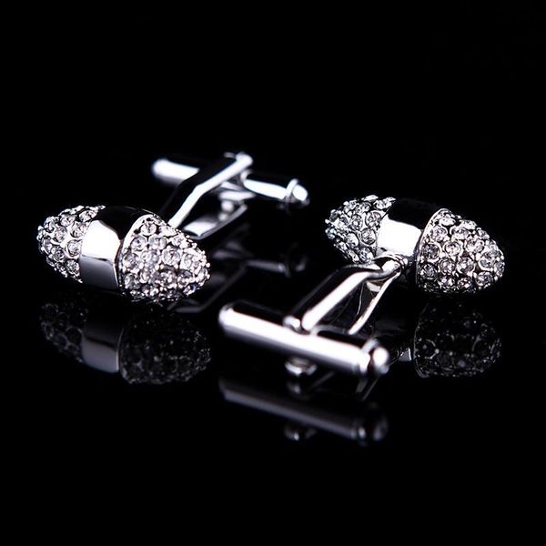 

kflk jewelry brand silver cuff links wholesale buttons luxury wedding shirt cufflinks for mens sale 2pairs