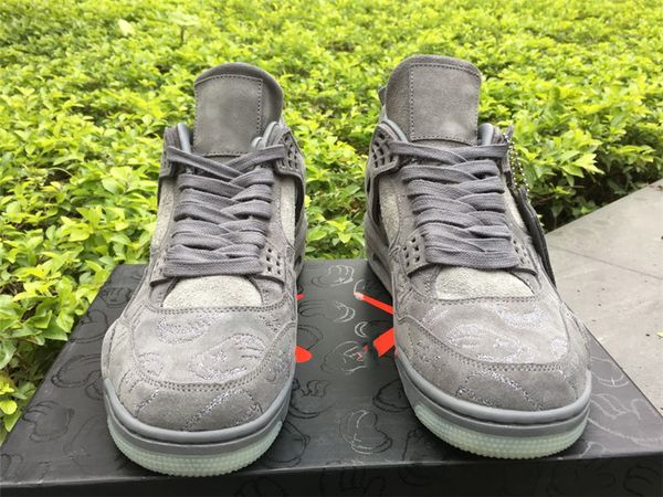

2020 air аутентичной 4 xx kaws прохладной серого 4s glow в dark мужчины баскетбол обуви открытых кроссовки спорт с оригинальной коробкой 930