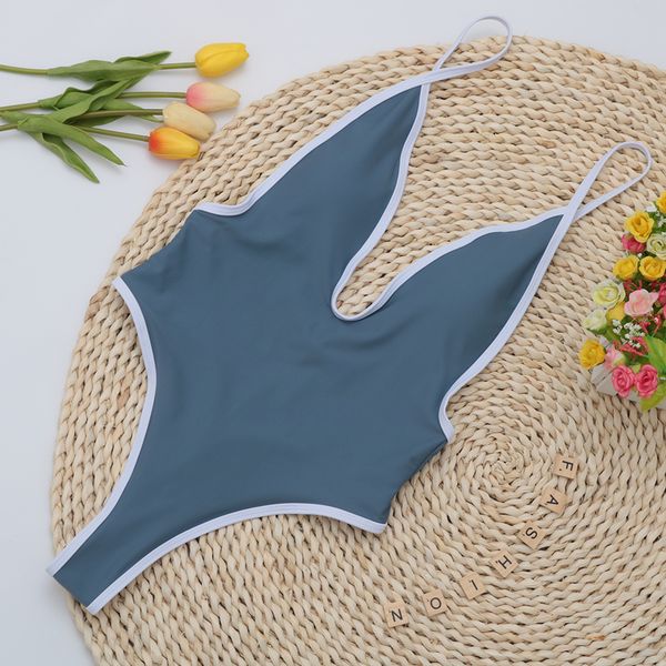 

2020 new one piece swimsuit women swimwear thong monokini swimsuit high cut backless bathing suits swimming suit for women