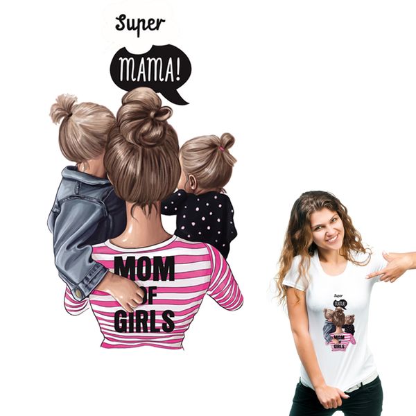 

super mama iron on patches fashion heat transfer diy accessory clothes iron on stickers patches for clothes appliques