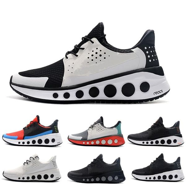 

real brand react cruzrmax 87 eement luxury designer gym trainer sports running shoes for men sneakers size 40-45, Black