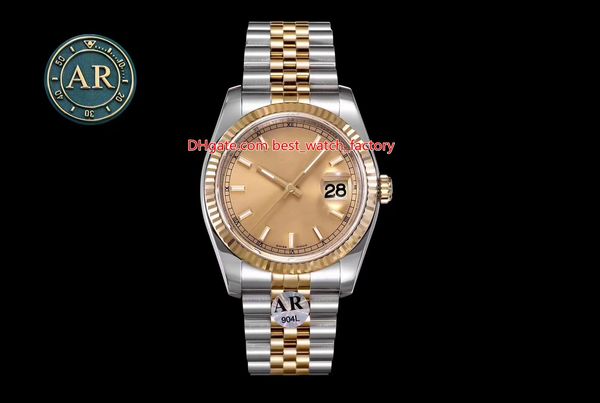 

8 style selling 904 steel ar maker v2 36mm 41mm datejust president 18k rose gold cal.3135 movement automatic mens watch watches, Slivery;brown