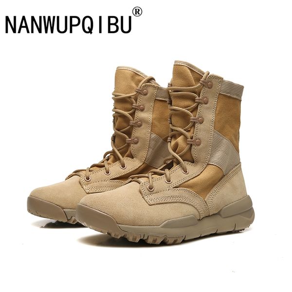 

shoes woman leather work boots mens shoes combat tactical boot boots climbing wearable breathable unisex, Black
