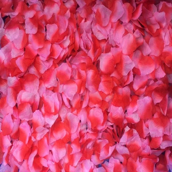 

2000 шт искусственные лепестки роз свадебные petalas красочные шелковый цветок аксессуары