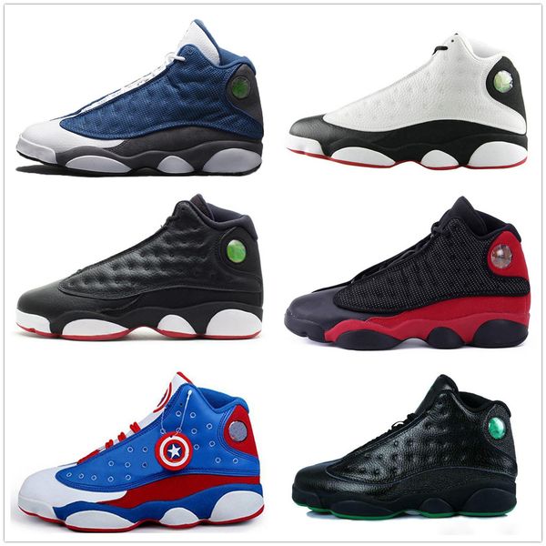 

High Quality 13 Bred Chicago Flint Men Women Basketball Shoes 13s He Got Game Melo DMP Grey Toe Hyper Royal Sneakers