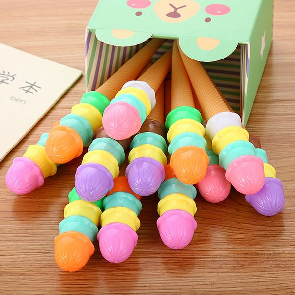 

haagen-dazs shape gel pen 0.5mm black child writing pen office eexamination limited office material school supplies wholesale e-packet