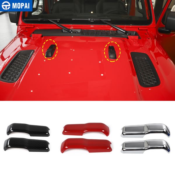 

mopai abs car engine hood hinge decoration cover stickers for wrangler jl 2018+ car accessories styling