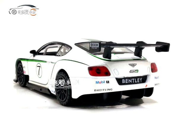 1:32 Bentley Continental GT3 Alloy Models Car Toys Gifts Pull Back Kids Gift New