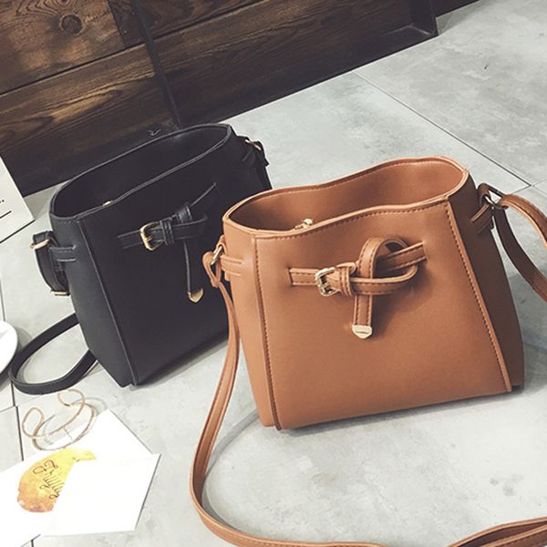 

new women's bag simple small shoulder/crossbody bag buckle square sling