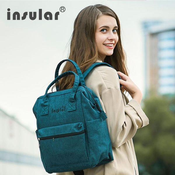 

insular maternity mummy diaper bag backpack nappy changing bag large capacity waterproof baby stroller baby care backpack