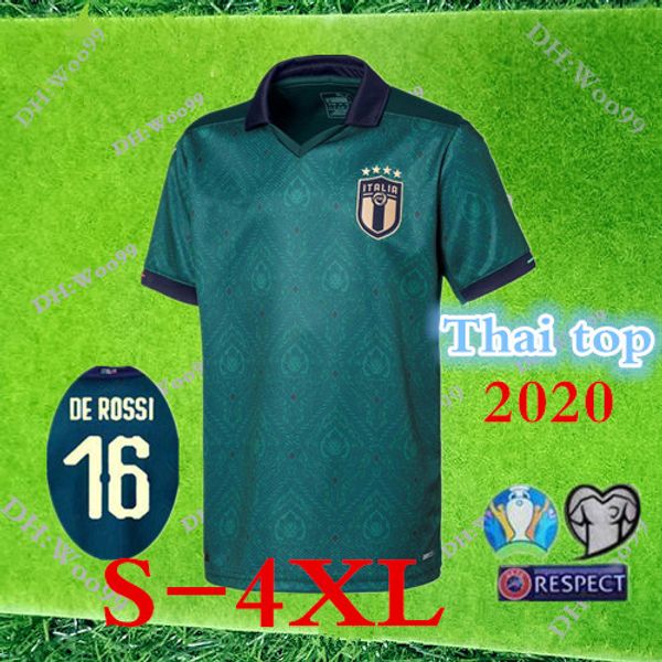 

s-4xl 2019 2020 италия футбол джерси 2020 италия зеленый йоргиньо эль шаарави бонуччи инсигне бернардески футбол джерси, Black;yellow