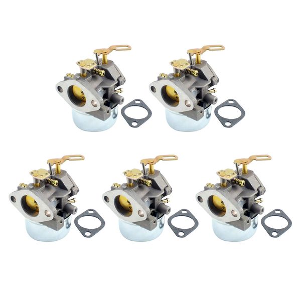 

5x комплект карбюратора прокладка детали accs для двигателей tecumseh hmsk80 snow blow