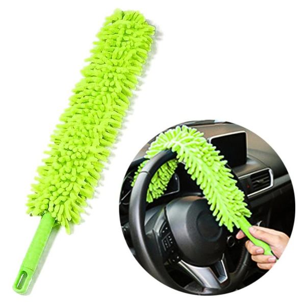

1pc car microfiber dusting brush bendable feather duster for air-condition computers household furniture cleaning accessories