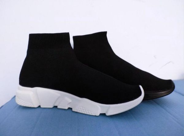 

casual shoe flat fashion socks boots red grey triple black white stretch mesh high sneaker speed trainer runner s01