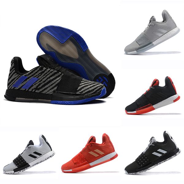 

newst mens harden vol. 3 mvp basketball shoes men weaving sneakers men red grey black james harden 3s outdoor trainers sports sneakers 40-46