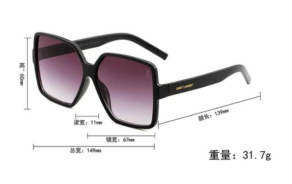 

2019 classic big frame sunglasses men women sports uv400 protection sunglasses summer luxury fashion pilot sunglass brand sun glass, Black