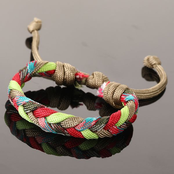 

selling hand knitted rope bracelets designer bangles for women adjustable length bracelet promot gifts 5 colors, Black