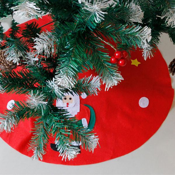 

christmas tree floor mat santa snowman ground cover apron party xmas decoration