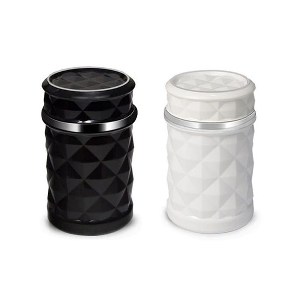 

portable car ashtray led light universal cigarette cylinder holder soot outlet cars interior