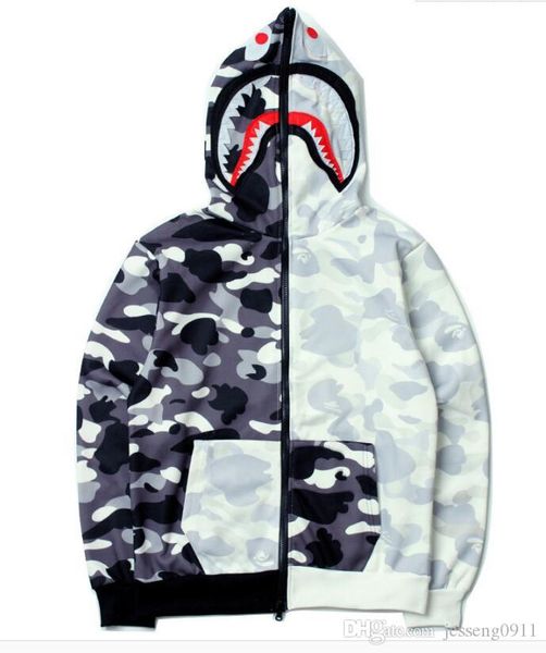 

2018 женщина дизайнер hoodie mens streetwear hoodie coat jogger sportwear пуловер ватка фуфайка акула h h толстовка мужская одежда, Black